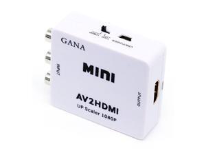 Mini AV to HDMI Video Converter Box AV2HDMI RCA AV HDMI CVBS to HDMI Adapter for HDTV TV PS3 PS4 PC DVD XBox Projector Mini AV to HDMI Video Converter Box AV2HDMI RCA AV HDMI CVBS to HDMI Adapter for HDTV TV PS3 PS4 PC DVD XBox Projector