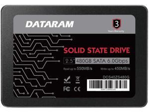 DATARAM 2.5" SSD Solid State Drive 480GB 6.0 Gbps SATAIII High Speed Read & Write (SSD-DCXGCC-480G) DATARAM 2.5" SSD Solid State Drive 480GB 6.0 Gbps SATAIII High Speed Read & Write (SSD-DCXGCC-480G)