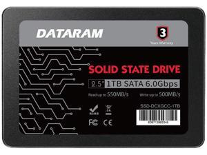 DATARAM 2.5" SSD Solid State Drive 1TB 6.0 Gbps SATAIII High Speed Read & Write (SSD-DCXGCC-1TB) DATARAM 2.5" SSD Solid State Drive 1TB 6.0 Gbps SATAIII High Speed Read & Write (SSD-DCXGCC-1TB)