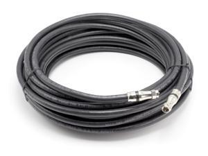 100 Foot RG-11 Coaxial Cable, Made in the USA, by THE CIMPLE CO | F Type Cable High Definition with RG11 Coax Compression Connectors – (Black) 100 Foot RG-11 Coaxial Cable, Made in the USA, by THE CIMPLE CO | F Type Cable High Definition with RG11 Coax Compression Connectors – (Black)