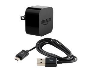 Amazon Kindle Fire HD 9W Powerfast AC USB Adapter Wall Charger + Micro USB Cable Amazon Kindle Fire HD 9W Powerfast AC USB Adapter Wall Charger + Micro USB Cable
