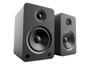 Kanto YU6 Powered Bookshelf Speakers with Bluetooth® and Phono Preamp for Turntable, TVs, PC — Matte Black Kanto YU6 Powered Bookshelf Speakers with Bluetooth® and Phono Preamp for Turntable, TVs, PC — Matte Black