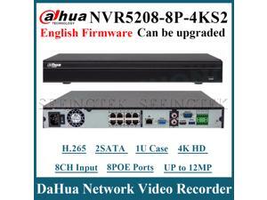 Dahua NVR5208-8P-4KS2 8 Channel 8PoE 4K&H.265 Lite Network Video Recorder 2SATA Dahua NVR5208-8P-4KS2 8 Channel 8PoE 4K&H.265 Lite Network Video Recorder 2SATA