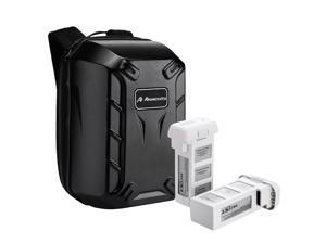 Powerextra 2 Pack 15.2V 4480mAh Battery with Hardshell Protective Waterproof Carrying Bag Cases Traveling Backpack for DJI Phantom 4, 3 Professional, Advanced, Standard, 4K Quadcopter Drone Powerextra 2 Pack 15.2V 4480mAh Battery with Hardshell Protective Waterproof Carrying Bag Cases Traveling Backpack for DJI Phantom 4, 3 Professional, Advanced, Standard, 4K Quadcopter Drone