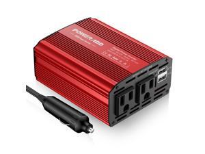 Poweradd 300W Car Power Inverter DC 12V to AC 110V Converter with Dual 3.1A Dual USB Ports Car Inverter Poweradd 300W Car Power Inverter DC 12V to AC 110V Converter with Dual 3.1A Dual USB Ports Car Inverter