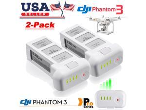 Powerextra 2 Pack 15.2V 4480mAh Replacement Intelligent Flight LiPo Battery for DJI Phantom 3 SE, Professional, Phantom 3 Advanced, Phantom 3 Standard, 4K Drones - Upgraded Powerextra 2 Pack 15.2V 4480mAh Replacement Intelligent Flight LiPo Battery for DJI Phantom 3 SE, Professional, Phantom 3 Advanced, Phantom 3 Standard, 4K Drones - Upgraded