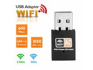 600Mbps Wirelss Dual Band 2.4G/5GHz Wifi USB Adapter Lan Antenna Network Adapter Card USB PC WiFi Adapter 802.11ac/a/b/g/n 600Mbps Wirelss Dual Band 2.4G/5GHz Wifi USB Adapter Lan Antenna Network Adapter Card USB PC WiFi Adapter 802.11ac/a/b/g/n