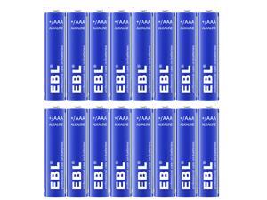 EBL 16pcs Alkaline AAA Batteries 1200mAh EN92 LR03 Battery for Flashlight Camera EBL 16pcs Alkaline AAA Batteries 1200mAh EN92 LR03 Battery for Flashlight Camera
