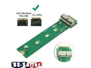 12+16 Pin SSD to M.2 NGFF PCI-e Adapter Converter For MacBook Air Pro 2013-2015 12+16 Pin SSD to M.2 NGFF PCI-e Adapter Converter For MacBook Air Pro 2013-2015