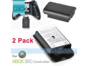 2PCS AA Battery Back Cover Case Shell Pack For Xbox 360 Wireless Controller USA 2PCS AA Battery Back Cover Case Shell Pack For Xbox 360 Wireless Controller USA