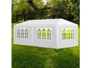 vidaXL 10' x 20' White Party Tent with 6 Walls vidaXL 10' x 20' White Party Tent with 6 Walls