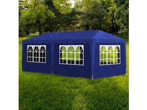 vidaXL 10' x 20' Blue Party Tent with 6 Walls vidaXL 10' x 20' Blue Party Tent with 6 Walls
