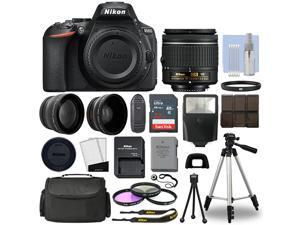 Nikon D5600 Digital SLR Camera Black + 3 Lens: 18-55mm VR Lens + 32GB Bundle Nikon D5600 Digital SLR Camera Black + 3 Lens: 18-55mm VR Lens + 32GB Bundle