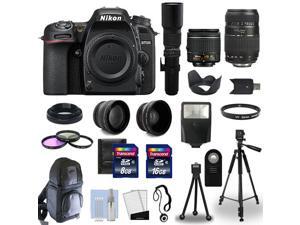 Nikon D7500 DSLR Camera Body + 5 Lens Kit: 18-55mm + 70-300mm + 500mm and More Nikon D7500 DSLR Camera Body + 5 Lens Kit: 18-55mm + 70-300mm + 500mm and More
