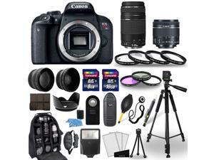Canon EOS Rebel T7i Camera + 18-55mm stm + 75-300mm + 30 Piece Accessory Bundle Canon EOS Rebel T7i Camera + 18-55mm stm + 75-300mm + 30 Piece Accessory Bundle