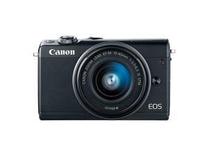 Canon EOS M100 Mirrorless Digital Camera with 15-45mm EF-M IS STM Lens Black Canon EOS M100 Mirrorless Digital Camera with 15-45mm EF-M IS STM Lens Black