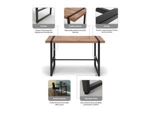 OFM Core Collection Modern 48" Metal O-Frame Computer Desk, in Knotty Oak (1060 -BLK-KOA) OFM Core Collection Modern 48" Metal O-Frame Computer Desk, in Knotty Oak (1060 -BLK-KOA)
