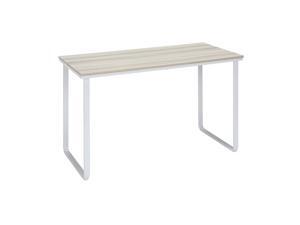 OFM Essentials Collection Modern 48" O-Frame Computer Desk, in Grey Teak (ESS-1005-WHT-GTK) OFM Essentials Collection Modern 48" O-Frame Computer Desk, in Grey Teak (ESS-1005-WHT-GTK)