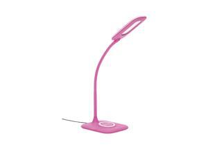 OFM Essentials Collection LED Desk Lamp with Integrated Wireless Charging Station, in Pink (ESS-9004-PNK) OFM Essentials Collection LED Desk Lamp with Integrated Wireless Charging Station, in Pink (ESS-9004-PNK)