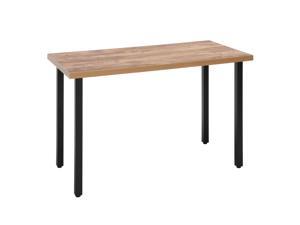 OFM Essentials Collection 48" Table Desk, Knotty Oak Woodgrain (ESS-1051-BLK-KOA) OFM Essentials Collection 48" Table Desk, Knotty Oak Woodgrain (ESS-1051-BLK-KOA)