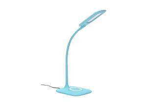 OFM Essentials Collection LED Desk Lamp with Integrated Wireless Charging Station, Pack of 8, in Teal (ESS-9004-8PK-TEL) OFM Essentials Collection LED Desk Lamp with Integrated Wireless Charging Station, Pack of 8, in Teal (ESS-9004-8PK-TEL)