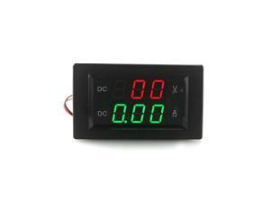 DC 0-600V/20A Digital Volt Amp Meter with Red and Green LED Display/No Need External Shunt DC 0-600V/20A Digital Volt Amp Meter with Red and Green LED Display/No Need External Shunt