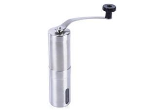 Portable Coffee Grinder Stainless Steel Ceramic Burr Hand Crank Manual Coffee Grinder for Coffee Lovers Mini Hand Mill for Home Portable Coffee Grinder Stainless Steel Ceramic Burr Hand Crank Manual Coffee Grinder for Coffee Lovers Mini Hand Mill for Home