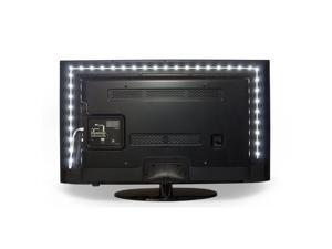 Luminoodle LED TV Backlight - Large - The Longest USB LED Backlight on the Market - USB Powered LED HDTV Bias Lighting for TV Ambient Lighting - Background Lighting for TV Luminoodle LED TV Backlight - Large - The Longest USB LED Backlight on the Market - USB Powered LED HDTV Bias Lighting for TV Ambient Lighting - Background Lighting for TV