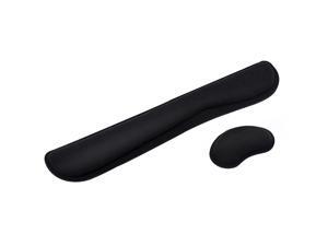 Memory Foam Non Slip Keyboard Wrist Rest Pad and Mouse Wrist Rest Support For Gaming,Office, Computer, Laptop, & Mac - Durable & Comfortable & Lightweight For Easy Typing&Pain Relief Memory Foam Non Slip Keyboard Wrist Rest Pad and Mouse Wrist Rest Support For Gaming,Office, Computer, Laptop, & Mac - Durable & Comfortable & Lightweight For Easy Typing&Pain Relief