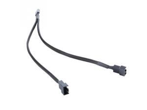 EC2WORLD 30cm 3/4 Pin PWM To Dual PWM Power Y-Splitter Adapter Cable for CPU PC Case Fan EC2WORLD 30cm 3/4 Pin PWM To Dual PWM Power Y-Splitter Adapter Cable for CPU PC Case Fan