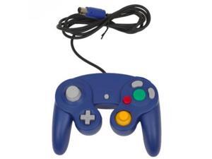 Gamecube Controller - Classic USB Wired Game Controller Adapter Pad Gamepad Joystick Accessory for Nintendo GameCube GC or Wii U Super Smash Bros Blue Gamecube Controller - Classic USB Wired Game Controller Adapter Pad Gamepad Joystick Accessory for Nintendo GameCube GC or Wii U Super Smash Bros Blue