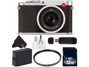 Leica Q (Typ 116) Digital Camera (Silver Anodized) 19022 + 32GB SDHC Class 10 Memory Card + DMW-BLC12 Lithium Ion Battery + 49mm UV Filter + SD Card USB Reader + Deluxe Starter Kit Bundle Leica Q (Typ 116) Digital Camera (Silver Anodized) 19022 + 32GB SDHC Class 10 Memory Card + DMW-BLC12 Lithium Ion Battery + 49mm UV Filter + SD Card USB Reader + Deluxe Starter Kit Bundle