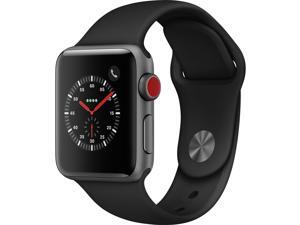 Apple Watch Series 3 42mm Smartwatch (GPS Only, Space Gray Aluminum Case, Black Sport Band) Apple Watch Series 3 42mm Smartwatch (GPS Only, Space Gray Aluminum Case, Black Sport Band)
