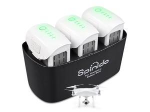Spinido 3 in 1 Battery Charging Hub Dock for DJI Phantom 4/4 Pro-For Intelligent Flight Battery, black Spinido 3 in 1 Battery Charging Hub Dock for DJI Phantom 4/4 Pro-For Intelligent Flight Battery, black