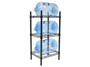 Apollo Hardware Black 3-Tier Water Bottle Storage Rack (18 x 14 x 36) Apollo Hardware Black 3-Tier Water Bottle Storage Rack (18 x 14 x 36)