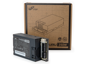 FSP Mini ITX Solution / Flex ATX 250W Fully Modular Cable Management Efficiency >85% Full Range Active PFC Power Supply (FSP250-50FGBBI(M)) Flex Guru 250W (New Edition) FSP Mini ITX Solution / Flex ATX 250W Fully Modular Cable Management Efficiency >85% Full Range Active PFC Power Supply (FSP250-50FGBBI(M)) Flex Guru 250W (New Edition)