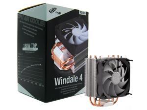 FSP Windale 4 CPU Cooler 4 Direct Contact Heatpipes 6mm Aluminum Alloy with 120mm PWM Fan (AC401) FSP Windale 4 CPU Cooler 4 Direct Contact Heatpipes 6mm Aluminum Alloy with 120mm PWM Fan (AC401)