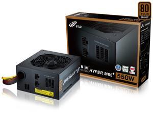 FSP Hyper M85+ 550W 80 PLUS Bronze Certified Semi-Modular ATX12V / EPS12V Active PFC Power Supply (HA550M) FSP Hyper M85+ 550W 80 PLUS Bronze Certified Semi-Modular ATX12V / EPS12V Active PFC Power Supply (HA550M)