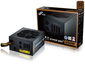 FSP Hyper M85+ 650W 80 PLUS Bronze Certified Semi-Modular ATX12V / EPS12V SLI Active PFC Power Supply (HA650M) FSP Hyper M85+ 650W 80 PLUS Bronze Certified Semi-Modular ATX12V / EPS12V SLI Active PFC Power Supply (HA650M)
