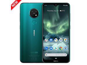 Nokia 7.2 TA-1196 128GB Dual SIM GSM Factory Unlocked Android One 6.3" IPS LCD Display 6GB RAM Triple Camera w/ Zeiss Optics Smartphone - Cyan Green - International Version Nokia 7.2 TA-1196 128GB Dual SIM GSM Factory Unlocked Android One 6.3" IPS LCD Display 6GB RAM Triple Camera w/ Zeiss Optics Smartphone - Cyan Green - International Version
