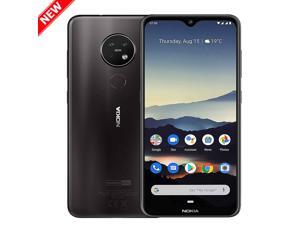 Nokia 7.2 TA-1196 128GB Dual SIM GSM Factory Unlocked Android One 6.3" IPS LCD Display 6GB RAM Triple Camera w/ Zeiss Optics Smartphone - Charcoal - International Version Nokia 7.2 TA-1196 128GB Dual SIM GSM Factory Unlocked Android One 6.3" IPS LCD Display 6GB RAM Triple Camera w/ Zeiss Optics Smartphone - Charcoal - International Version