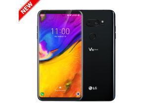 LG V35 ThinQ 64GB GSM Unlocked 4G LTE 6" P-OLED Capacitive Touchscreen 6GB RAM Dual 16MP + 16MP Camera Phone - Aurora Black LG V35 ThinQ 64GB GSM Unlocked 4G LTE 6" P-OLED Capacitive Touchscreen 6GB RAM Dual 16MP + 16MP Camera Phone - Aurora Black