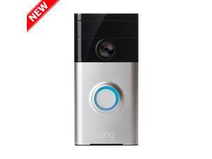 Ring Video Doorbell with HD Video, Motion Activated Alerts, Easy Installation - Satin Nickel Ring Video Doorbell with HD Video, Motion Activated Alerts, Easy Installation - Satin Nickel