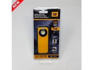 CAT 220 Lumens CAT5120 LED Rugged Pocket Spot Light 3AAA Battery Operator - Black / Yellow CAT 220 Lumens CAT5120 LED Rugged Pocket Spot Light 3AAA Battery Operator - Black / Yellow