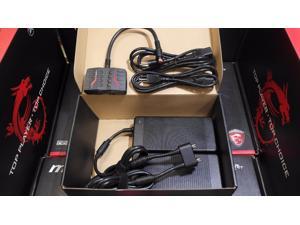 New MSI AC power adapter Delta 330 Watt AC adapter X2 for MSI GT83 (1080 SLI) New MSI AC power adapter Delta 330 Watt AC adapter X2 for MSI GT83 (1080 SLI)
