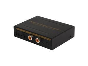 Digital to Analog Converter 2 SPDIF+2 Coaxial Audio Switcher/4-Ports SPDIF digital audio input/switch to 1-Port SPDIF/Toslink output and one L/R analog audio/headphone output Digital to Analog Converter 2 SPDIF+2 Coaxial Audio Switcher/4-Ports SPDIF digital audio input/switch to 1-Port SPDIF/Toslink output and one L/R analog audio/headphone output