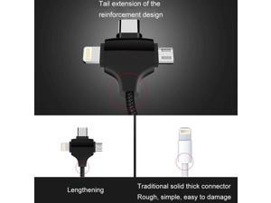 IMGadgets 3 in 1 Charging Cable - USB Type C, Micro USB and 8 Pin IMGadgets 3 in 1 Charging Cable - USB Type C, Micro USB and 8 Pin