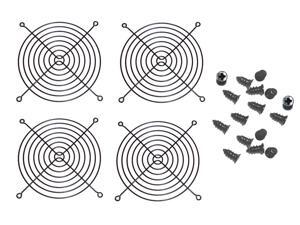 120mm Black Fan Grill / Guard with screws (4 pack) 120mm Black Fan Grill / Guard with screws (4 pack)