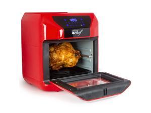 Deco Chef 7-in-1 Digital 10.56 QT Air Fryer Convection Oven Oil-Free Multi-Function X-Large Capacity with Simple Touch Display - Red Deco Chef 7-in-1 Digital 10.56 QT Air Fryer Convection Oven Oil-Free Multi-Function X-Large Capacity with Simple Touch Display - Red