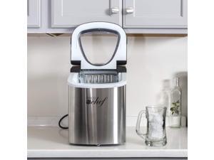 Deco Gear Rapid Electric Party Ice Maker - Compact Top Load 26 Lbs. Per Day Capacity - Great For Hosting Never Run Out Of Ice Again (Stainless Steel) Deco Gear Rapid Electric Party Ice Maker - Compact Top Load 26 Lbs. Per Day Capacity - Great For Hosting Never Run Out Of Ice Again (Stainless Steel)